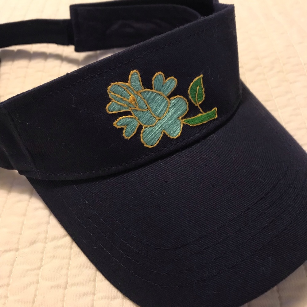 Hand Embroidered Visor